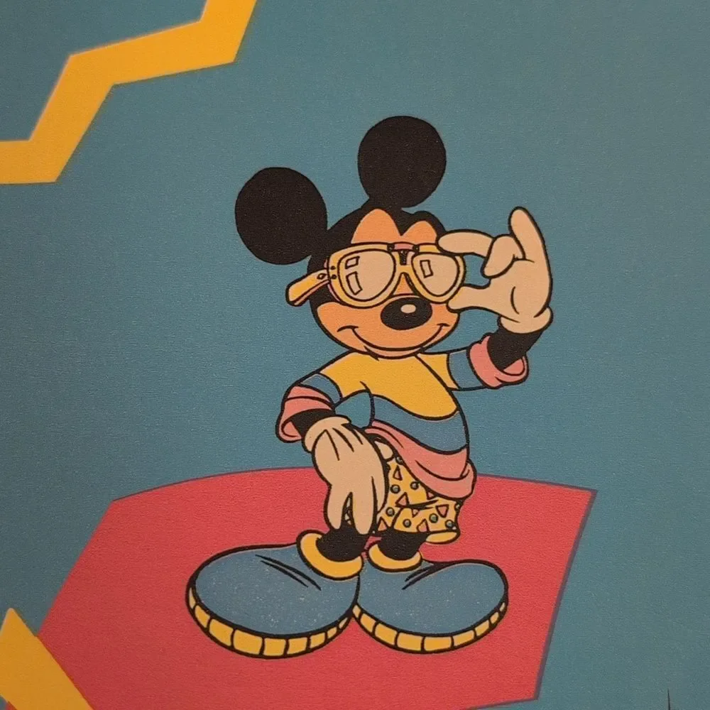 Disney Marvel Jim Hensen vintage 80s 90s character wrapping paper lot‎